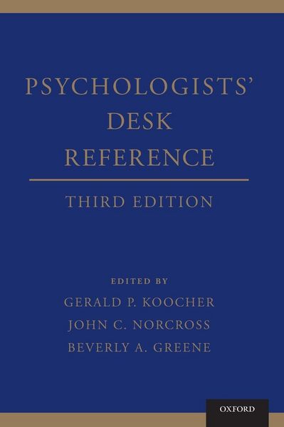 Produktbild: Psychologists' Desk Reference Third Edition