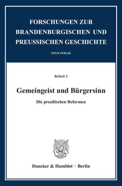 Gemeingeist und Bürgersinn., Taschenbuch von , Duncker & Humblot, 9783428077724