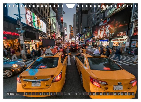 Produktbild: Fernweh New York City (Wandkalender 2026 DIN A4 quer), CALVENDO Monatskalender