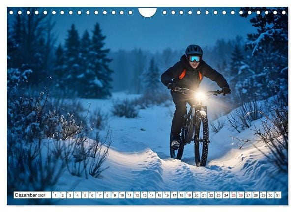 Produktbild: Elemental Ride. Mountainbike-Action durch Schnee, Matsch, Sonne und Laub (Wandkalender 2027 DIN A4 quer), CALVENDO Monatskalender