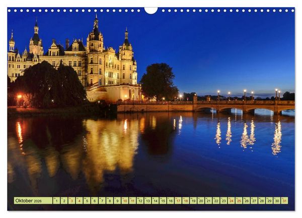 Produktbild: Schwerin - Welterbe (Wandkalender 2026 DIN A3 quer), CALVENDO Monatskalender