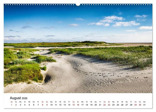 Produktbild: Sankt Peter-Ording. Licht, Schatten und Natur (hochwertiger Premium Wandkalender 2026 DIN A2 quer), Kunstdruck in Hochglanz
