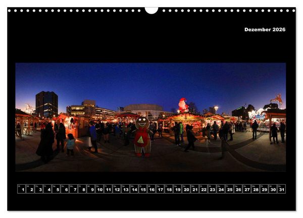 Produktbild: Vancouver / Kanada in faszinierender 360&deg; Panorama-Photographie (Wandkalender 2026 DIN A3 quer), CALVENDO Monatskalender