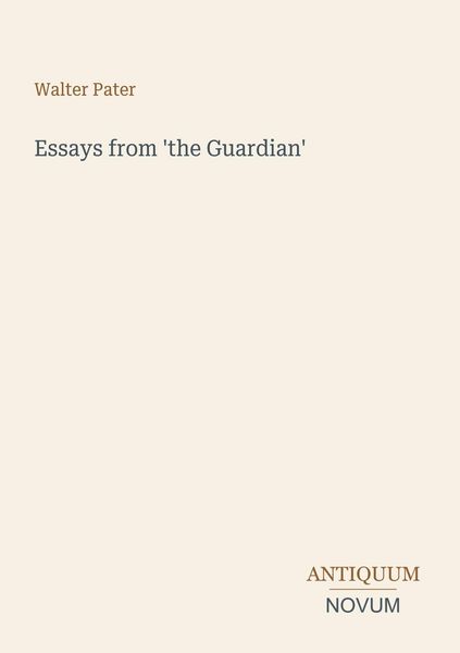Produktbild: Essays from 'the Guardian'