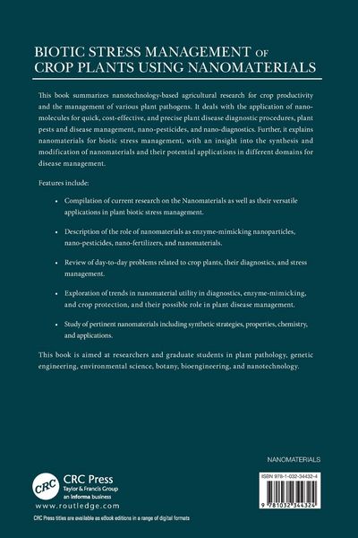 Produktbild: Biotic Stress Management of Crop Plants using Nanomaterials