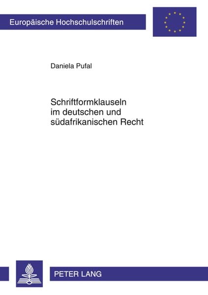 Produktbild: Schriftformklauseln im deutschen und südafrikanischen Recht