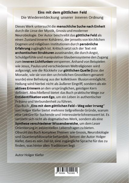 Produktbild: Eins mit dem g&ouml;ttlichen Feld - Weg oder Irrweg