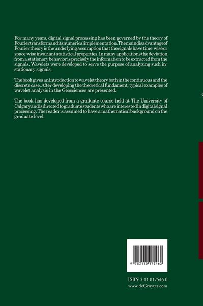 Produktbild: Wavelets in Geodesy and Geodynamics