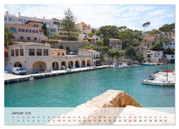 Produktbild: Cala Figuera - Mallorcas Traumbucht (Wandkalender 2026 DIN A4 quer), CALVENDO Monatskalender