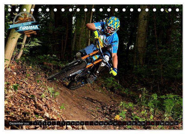 Produktbild: Freeride Life (Tischkalender 2026 DIN A5 quer), CALVENDO Monatskalender