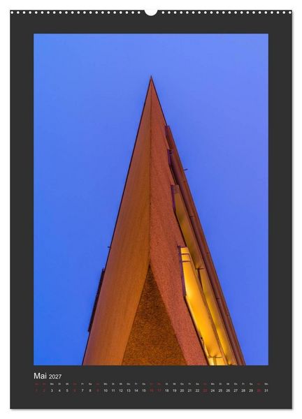Produktbild: Plakative Architektur (hochwertiger Premium Wandkalender 2027 DIN A2 hoch), Kunstdruck in Hochglanz