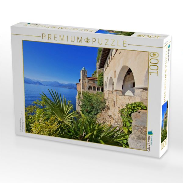 Produktbild: CALVENDO Puzzle Santa Caterina del Sasso | 1000 Teile Lege-Gr&ouml;&szlig;e 64x48cm Foto-Puzzle f&uuml;r gl&uuml;ckliche Stunden