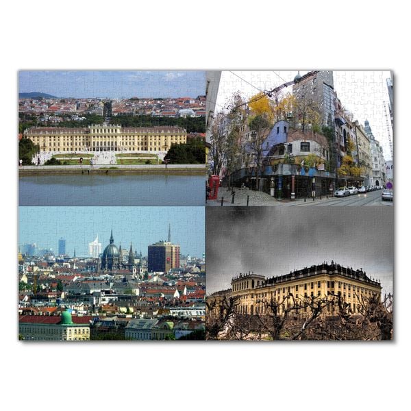 Produktbild: Lais Puzzle Collage Wien 1000 Teile
