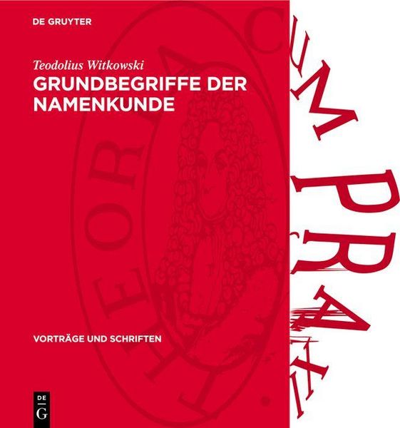 Produktbild: Grundbegriffe der Namenkunde