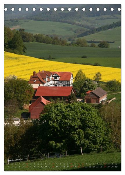 Rotenburg an der Fulda (Tischkalender 2025 DIN A5 hoch), CALVENDO Monatskalender