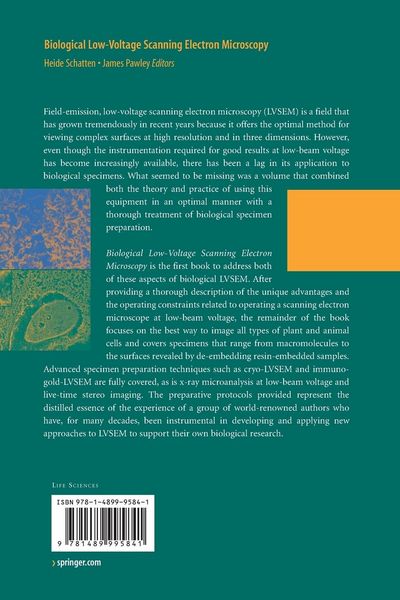 Produktbild: Biological Low-Voltage Scanning Electron Microscopy