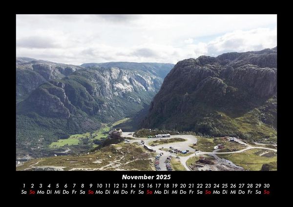 Produktbild: Berglandschaften 2025 Fotokalender DIN A3