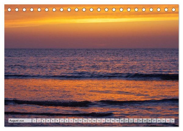 Produktbild: Nordseeinsel Amrum (Tischkalender 2026 DIN A5 quer), CALVENDO Monatskalender