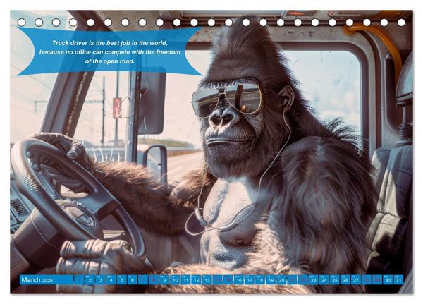 Produktbild: Ruebsamen, P: Funny charming animals as truck drivers (Desk