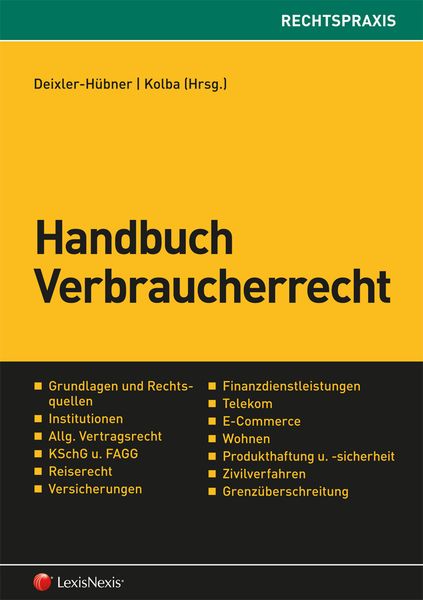 Produktbild: Handbuch Verbraucherrecht