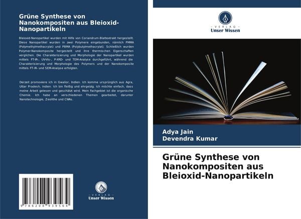 Grüne Synthese von Nanokompositen aus Bleioxid-Nanopartikeln, Taschenbuch von Adya Jain , Devendra Kumar, Verlag Unser Wissen, 9786208939564