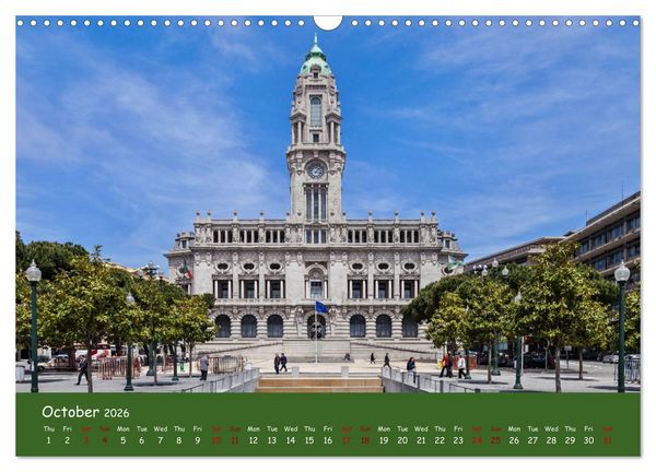 Produktbild: Colorful Porto (Wall Calendar 2026 DIN A3 landscape), CALVENDO 12 Month Wall Calendar