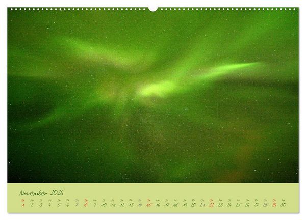 Produktbild: Nordlicht-Zauber auf den Lofoten. Aurora borealis (Wandkalender 2026 DIN A2 quer), CALVENDO Monatskalender