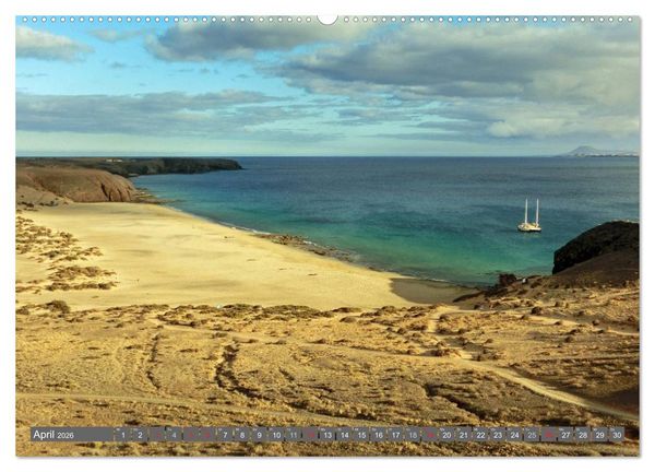 Produktbild: Urlaub auf Lanzarote (hochwertiger Premium Wandkalender 2026 DIN A2 quer), Kunstdruck in Hochglanz
