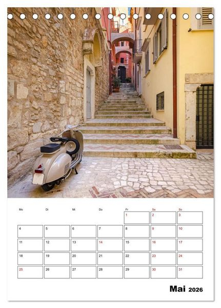 Produktbild: Gaeta Italien (Tischkalender 2026 DIN A5 hoch), CALVENDO Monatskalender