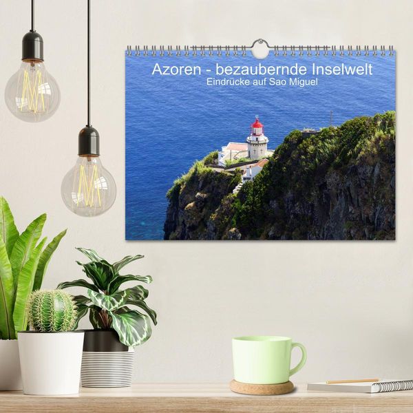 Produktbild: Azoren - bezaubernde Inselwelt. Eindr&uuml;cke auf Sao Miguel (Wandkalender 2026 DIN A4 quer), CALVENDO Monatskalender