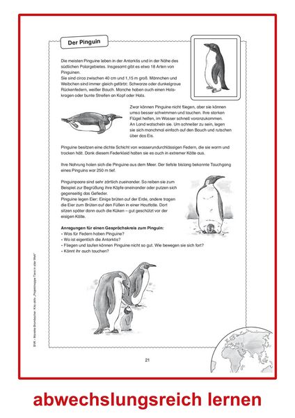 Produktbild: Kita aktiv Projektmappe Tiere in aller Welt