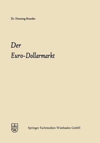 Produktbild: Der Euro-Dollarmarkt