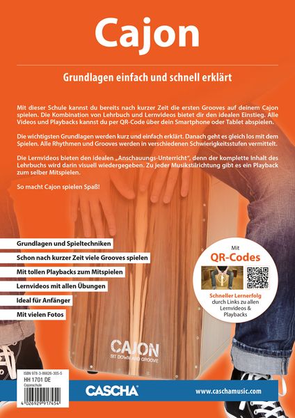 Produktbild: Cajon - Schnell und einfach lernen