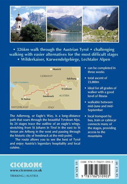Produktbild: Trekking Austria's Adlerweg