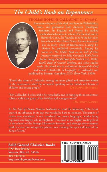 Produktbild: The Child's Book On Repentance