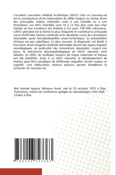 Produktbild: L'accident vasculaire c&eacute;r&eacute;bral isch&eacute;mique du nouveau-n&eacute;