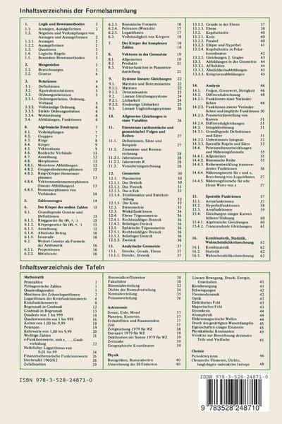 Produktbild: Gro&szlig;e mathematische Formelsammlung
