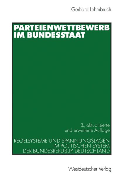 Produktbild: Parteienwettbewerb im Bundesstaat