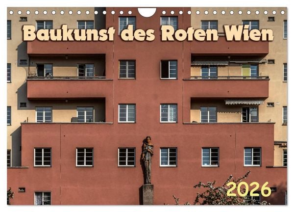 Produktbild: Baukunst des Roten Wien (Wandkalender 2026 DIN A4 quer), CALVENDO Monatskalender