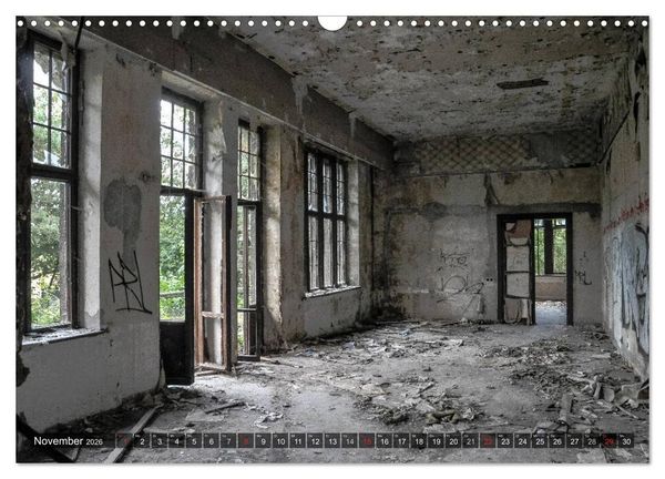 Produktbild: Lost Places in Deutschland 2026 (Wandkalender 2026 DIN A3 quer), CALVENDO Monatskalender