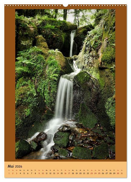 Produktbild: Schwarzwald Wasserf&auml;lle (hochwertiger Premium Wandkalender 2026 DIN A2 hoch), Kunstdruck in Hochglanz