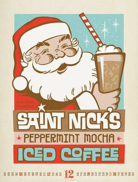 Produktbild: Coffee Time Kaffee-Plakate-Kalender 2027