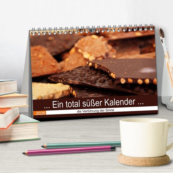 Produktbild: Ein total s&uuml;&szlig;er Kalender (Tischkalender 2026 DIN A5 quer), CALVENDO Monatskalender