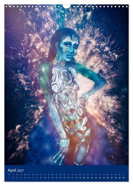 Produktbild: Bodypainting Adventures (Wandkalender 2027 DIN A3 hoch), CALVENDO Monatskalender