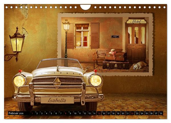 Produktbild: Oldtimer Romantik (Wandkalender 2026 DIN A4 quer), CALVENDO Monatskalender