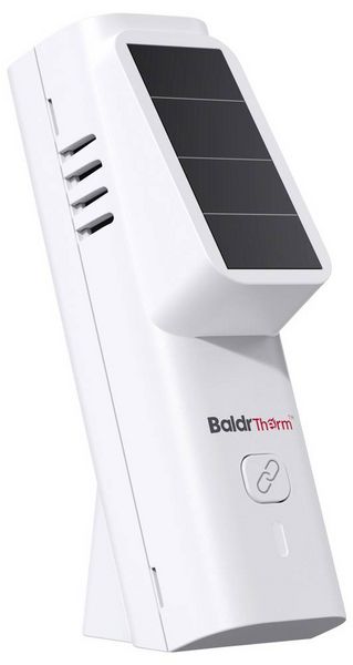 Produktbild: BaldrTherm Solar Thermo-/Hygrometer Wei&szlig; HCS701B