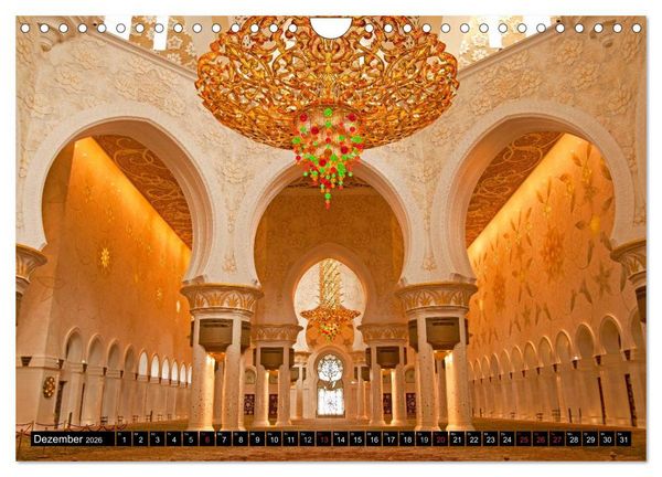 Produktbild: Emirat Abu Dhabi (Wandkalender 2026 DIN A4 quer), CALVENDO Monatskalender