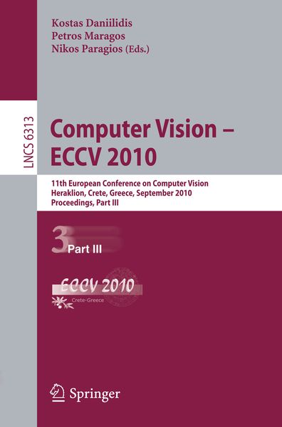Produktbild: Computer Vision -- ECCV 2010