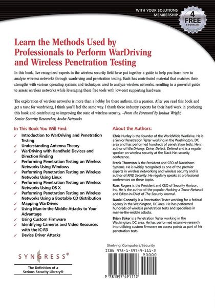 Produktbild: Wardriving & Wireless Penetration Testing
