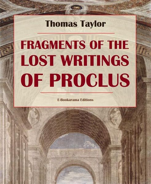 Produktbild: Fragments of the Lost Writings of Proclus